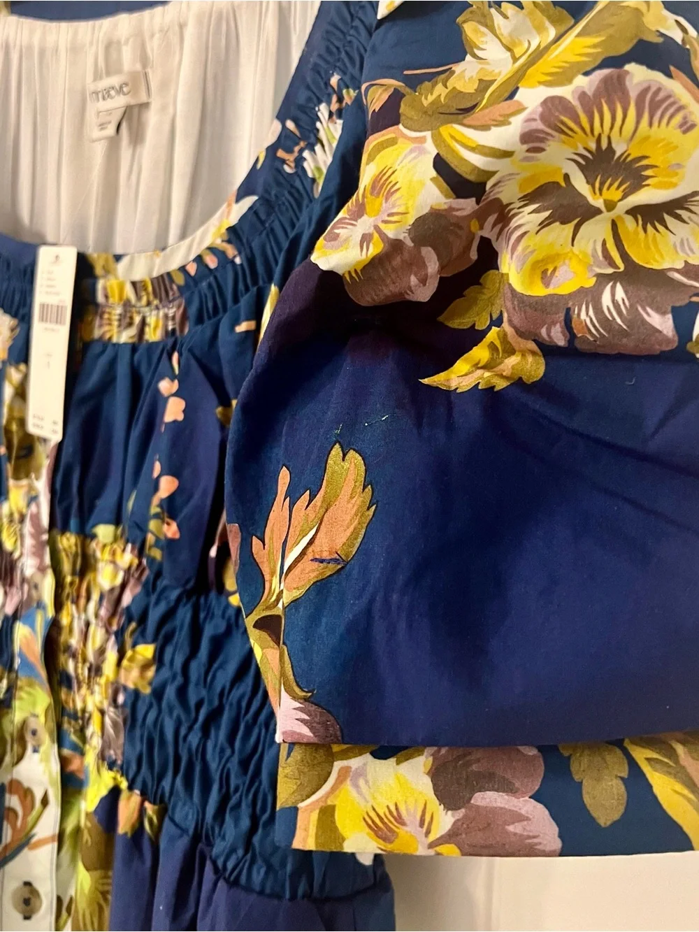 Maeve Maxi Dress in Blue, Yellow and White Floral Print - Picture 3 of 8